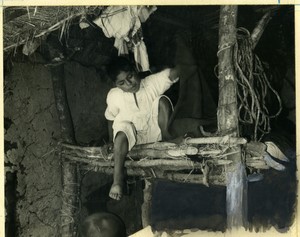 Ecuador Micias child of the Andes Old cut and mounted photo Beauvais 1960 #8