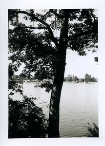 France Pont et Massene Lac de Pont Old Amateur Photo snapshot 1951 #4