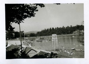 France Pont et Massene Lac de Pont Old Amateur Photo snapshot 1951 #5