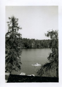 France Pont et Massene Lac de Pont Old Amateur Photo snapshot 1951 #6