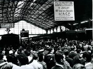 Paris Gare Saint Lazare 48th Grand Prix Automobile ACF Old Photo Laszlo 1962