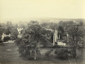 United Kingdom Yorkshire Bolton Abbey Ruins Old Photo Frith 1880