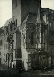 Czech Republic Prague old town hall Rathaus Erekerkapelle Photo Bellmann 1900