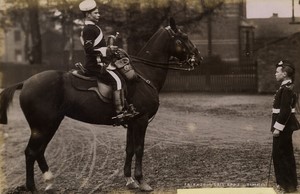 United Kingdom military music Bugler Horse Old Photo FGOS 1890