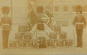 United Kingdom military music Colours Drum 2nd Coldstream Guards Photo FGOS 1890