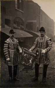 United Kingdom military music Colours 1st Life Guards? Old Photo FGOS 1890