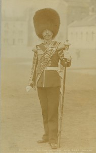 United Kingdom military music Drum Major 2nd Coldstream Guards Photo FGOS 1890