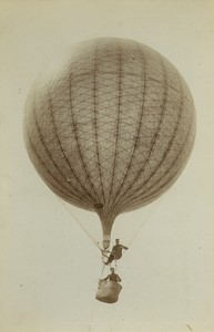 United Kingdom military Observation Balloon Soldiers Old Photo FGOS 1900