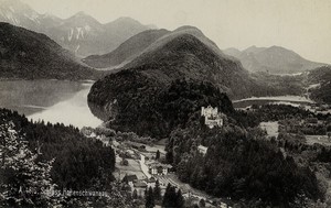 Germany Upper Bavaria Hohenschwangau Castle Cabinet Photo Lautz Isenbeck 1900 #1