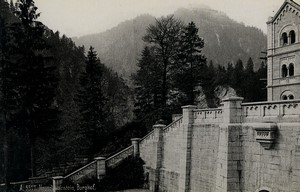 Germany Upper Bavaria Neuschwanstein Castle Cabinet Photo Lautz Isenbeck 1900 #3