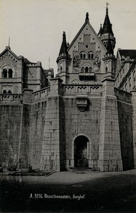 Germany Upper Bavaria Neuschwanstein Castle Cabinet Photo Lautz Isenbeck 1900 #4