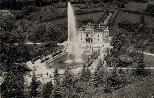 Germany Upper Bavaria Linderhof Palace Old Cabinet Photo Lautz & Isenbeck 1900