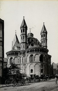 Germany Cologne Basilica of the Holy Apostles Cabinet Photo Römmler & Jonas 1899