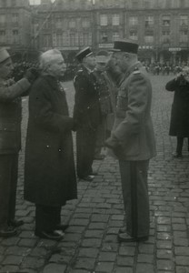 France Arras Lieutenant Colonel Jules Cary ceremony Old Photo 1950 #2