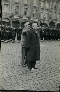 France Arras Lieutenant Colonel Jules Cary ceremony Old Photo 1950 #4