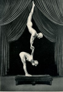 France the Jewels Acrobatic Cristal Act Crystal Old photo program 3 parts 1950