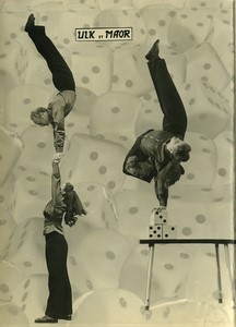 France Acrobats Ulk & Maor Old photo program 3 parts 1950