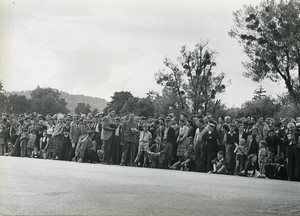 Tour de France Cycling Spectators and Photographers Old Photo 1950's