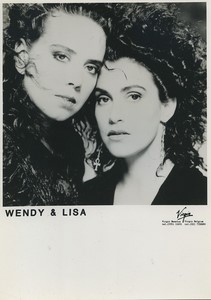 Belgium Singers Duo Wendy & Lisa old photo Virgin 1987