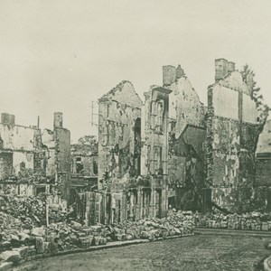 France WWI Verdun Place d'Armes Ruines Destruction old SIP Photo 1914-1918