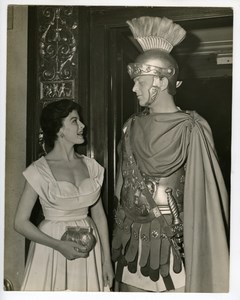 Joan Rice Ken Buckle Quo Vadis Premiere Carlton Theatre London Press Photo 1952