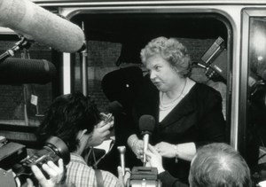 United Kingdom Charity worker Joan Hurst Heysel Stadium Disaster Old Photo 1987