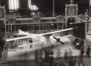 Paris Airshow Grand Palais Zodiac Biplane Display Aviation Agence Rol Photo 1911
