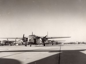 Fairchild C-82 Packet Cargo Aircrafts US Air Force ? Old Photo 1950's