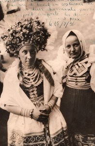 Czechoslovakia Beauty Contest Winners Fashion old Rol Photo 1936