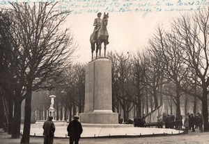 Paris Life size model of Albert Ier Monument Martial & Gautruche Rol Photo 1936