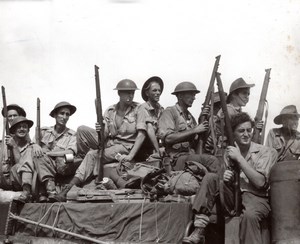 Philippines WWII Mindoro Island Australian Troops RAAF old Press Photo 1944