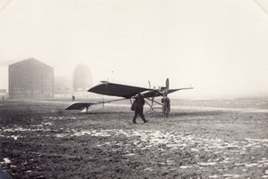 France Aviation Raoul Vendome Monoplane Hangars old Photo circa 1910