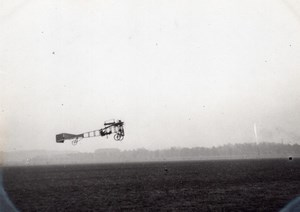 France Aviation Saulnier Monoplane Flying old Photo circa 1910