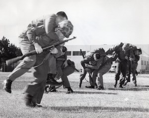 USA US Marine Military Training Casualty Evacuation old Photo 1964