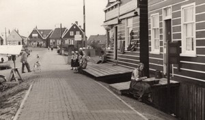 Netherlands Isle of Marken Street Scene Village old Amateur Photo 1950's