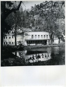 East Germany Oybin Casino in the Mountains of Zittau Honeymoons Old Photo 1966