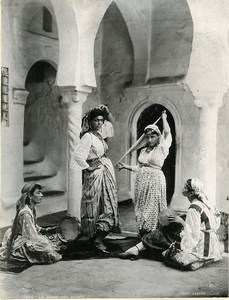 Algeria Algiers Almah Dance Almees Old Photo Leroux 1900
