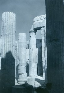 Tunisia Carthage Study Columns Architecture Old Photo Leon Lemaire 1935