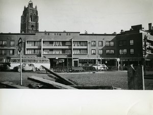 France Dunkerque President Wilson Street Reconstruction Church Old Photo 1956