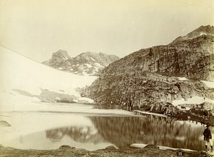 France Savoie Alpes Col des Rochilles Chasseurs Alpins Old Photo 1901