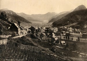 France Auvergne Le Mont Dore Panorama Old Photo 1890