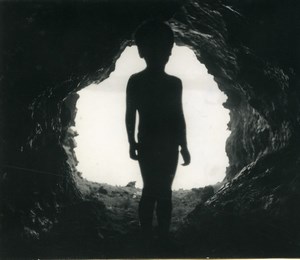 Easter Island Rapa Nui Orongo Young Boy Cave Old Francis Maziere Photo 1965