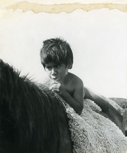 Easter Island Rapa Nui Orongo Young Boy Old Francis Maziere Photo 1965