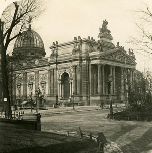 Germany Dresden Arts Museum old Stereoview Photo NPG 1900