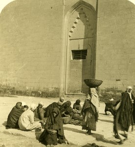 Egypt Cairo Street Scenery old Stereoview Photo NPG 1900