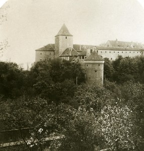 Austria-Hungary Prague Daliborka Tower old NPG Stereo Photo 1900