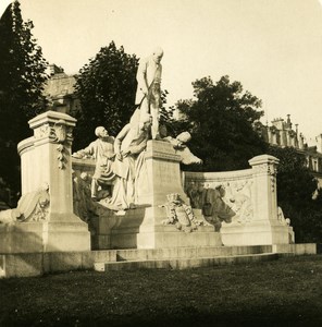 France Paris Snapshot Avenue du Bois de Boulogne NPG Stereo Photo 1900