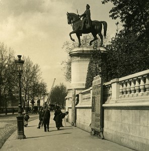 France Paris Snapshot around City Hall old NPG Stereo Photo 1900