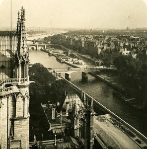 France Paris Snapshot Panorama old NPG Stereo Photo 1900