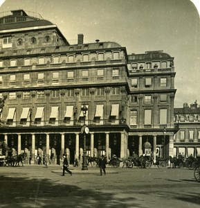 France Paris Snapshot Theatre Francais old NPG Stereo Photo 1900